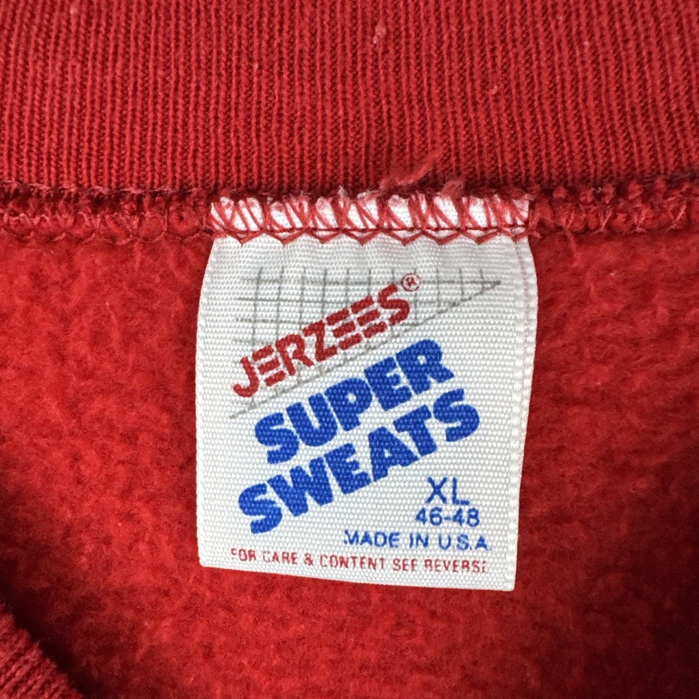 Vintage Jerzees Super Sweats Country America Crewneck Sweatshirt USA XL - Picture 4 of 5